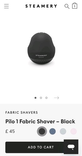 Steamery fabric shaver - fabric, lint