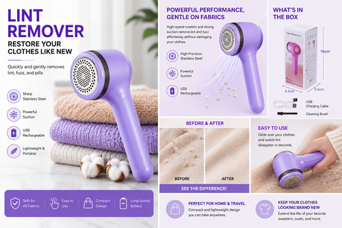 Usb rechargeable lint remover - usb,