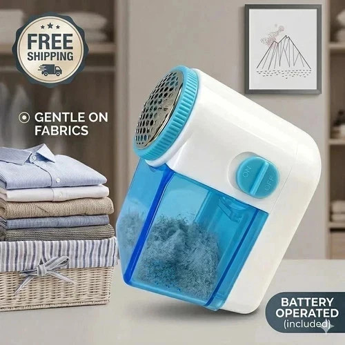 Lint remover electric fuzz - lint, off