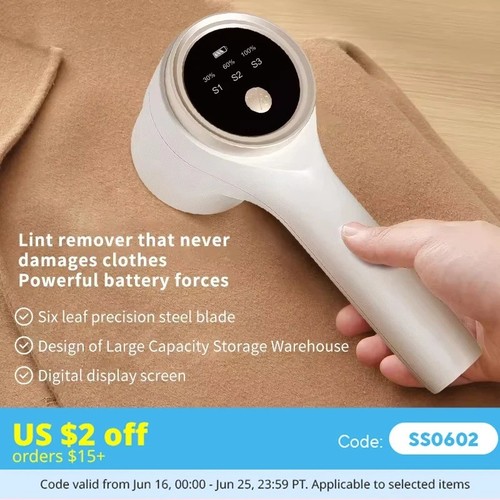 Electric lint remover - lint,
