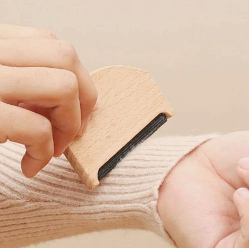 Cashmere comb sweater shaver - sweater,