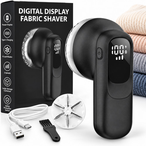 Rechargeable fabric shaver - fabric,